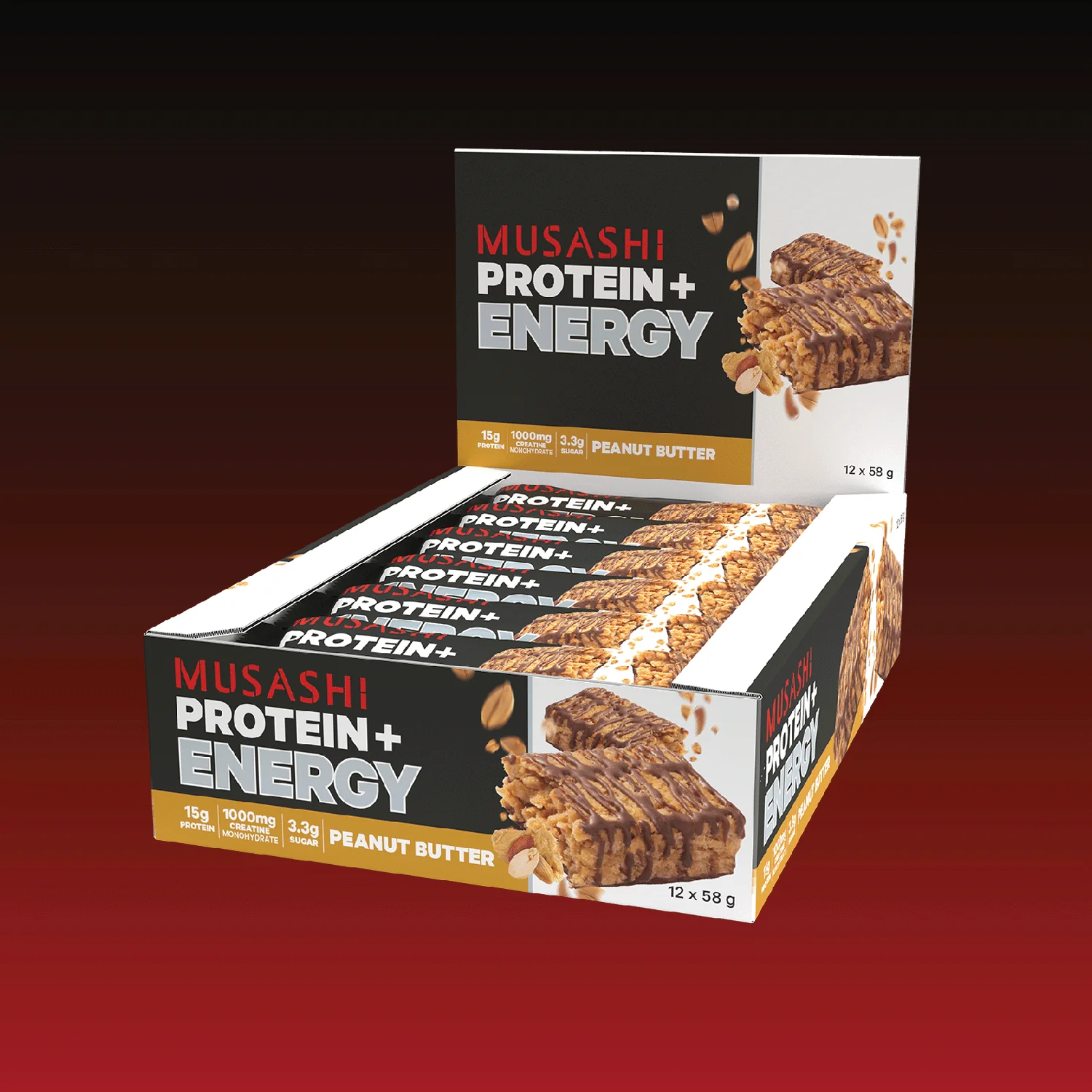 Protein+ Energy Bar 58g (Box of 12 Bars) - Image 5