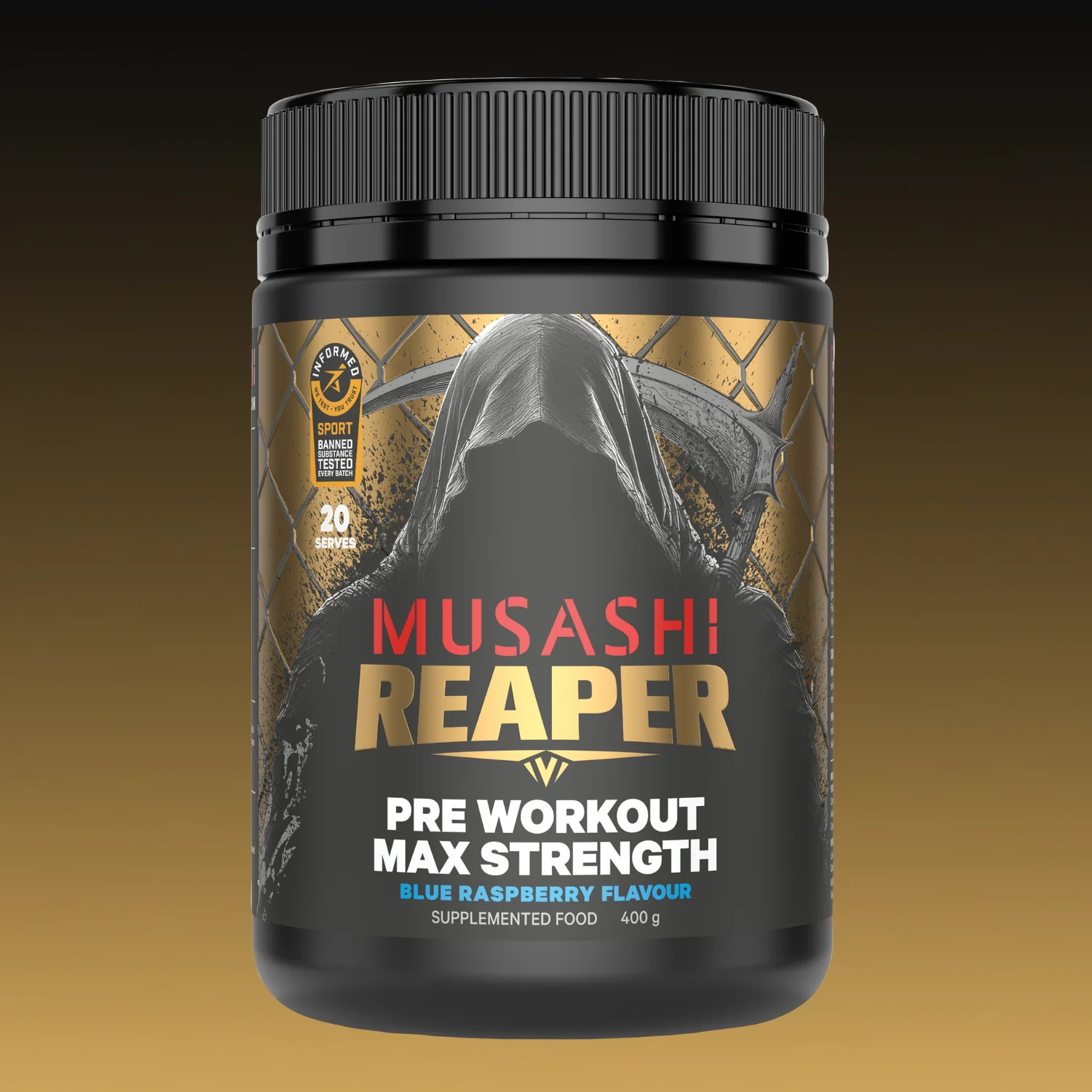 REAPER PRE-WORKOUT MAX STRENGTH 400g - Image 3